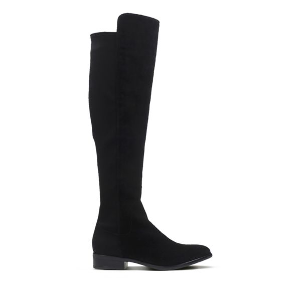 Clarks Womens Caddy Belle Knee High Boots Black | CA-6813790